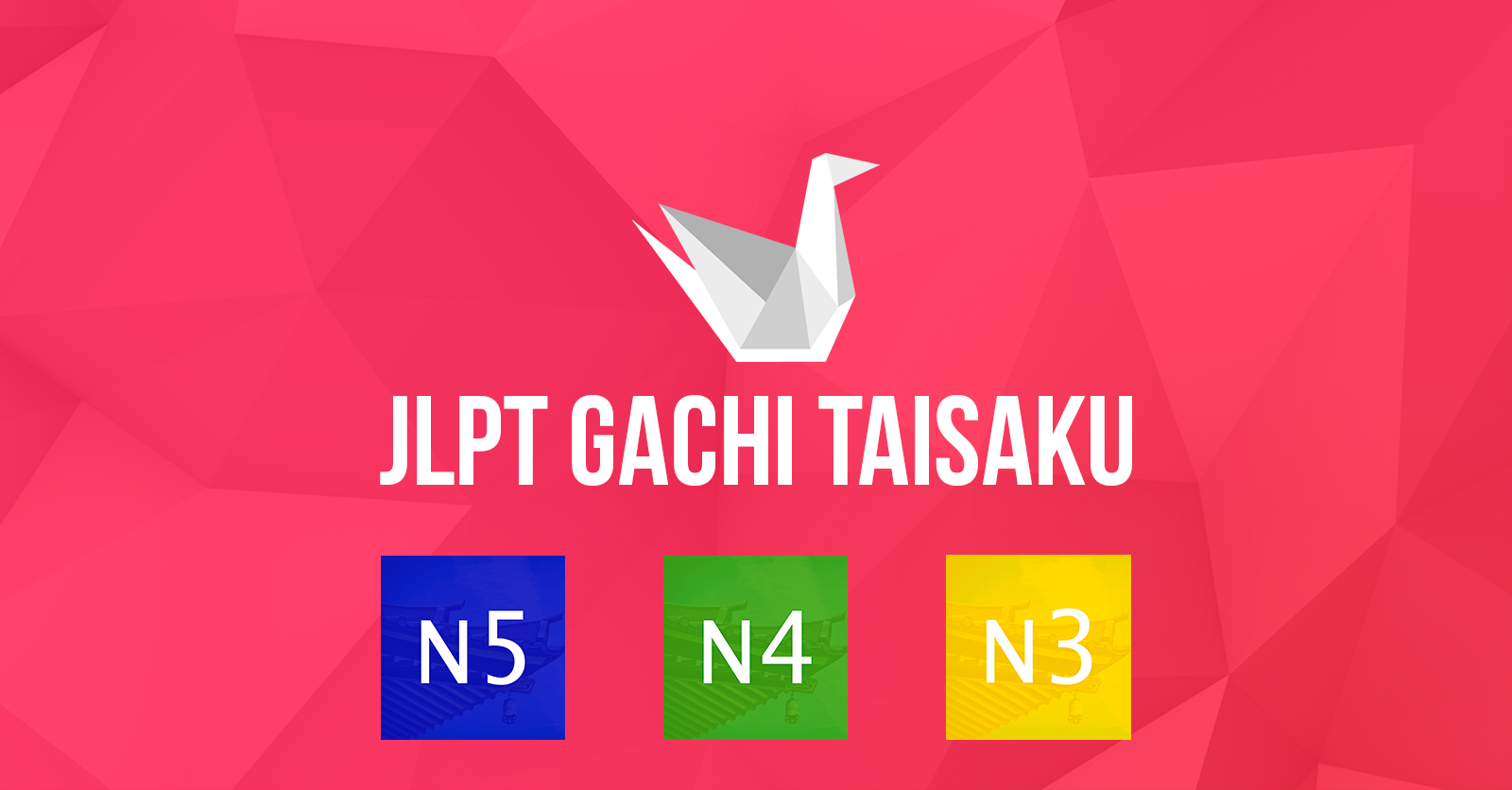 Logo do JLPT GT com niveis n5 n4 n3