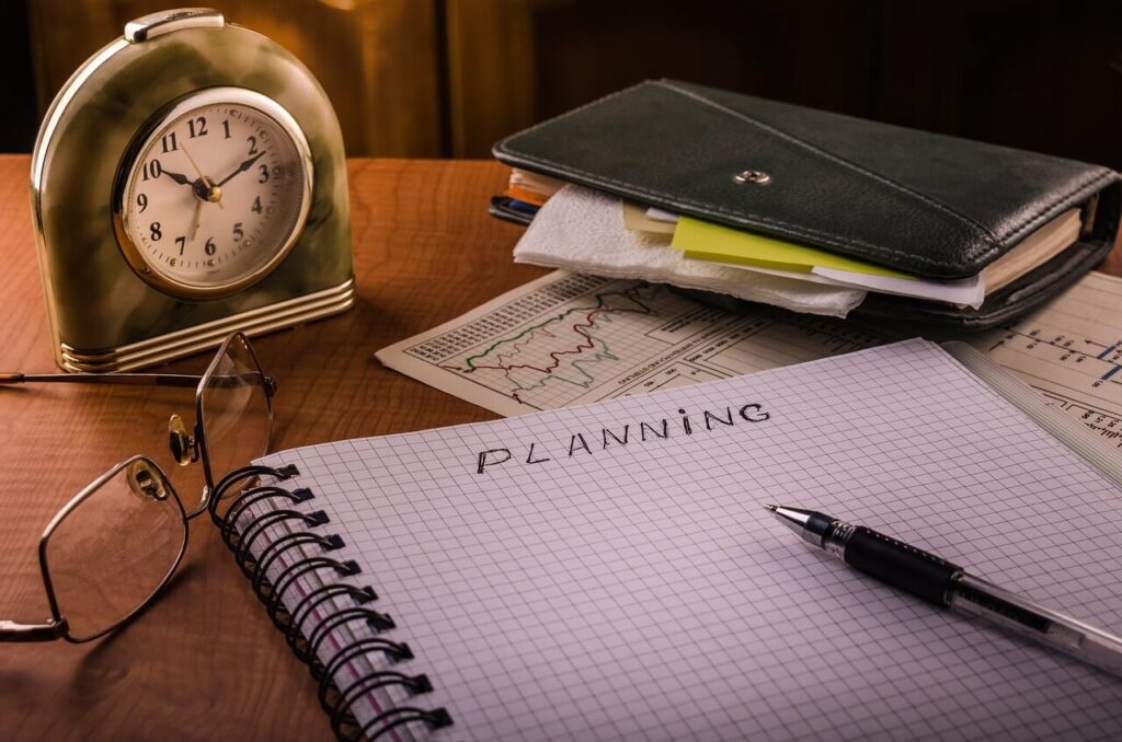 Caderno de planejamento